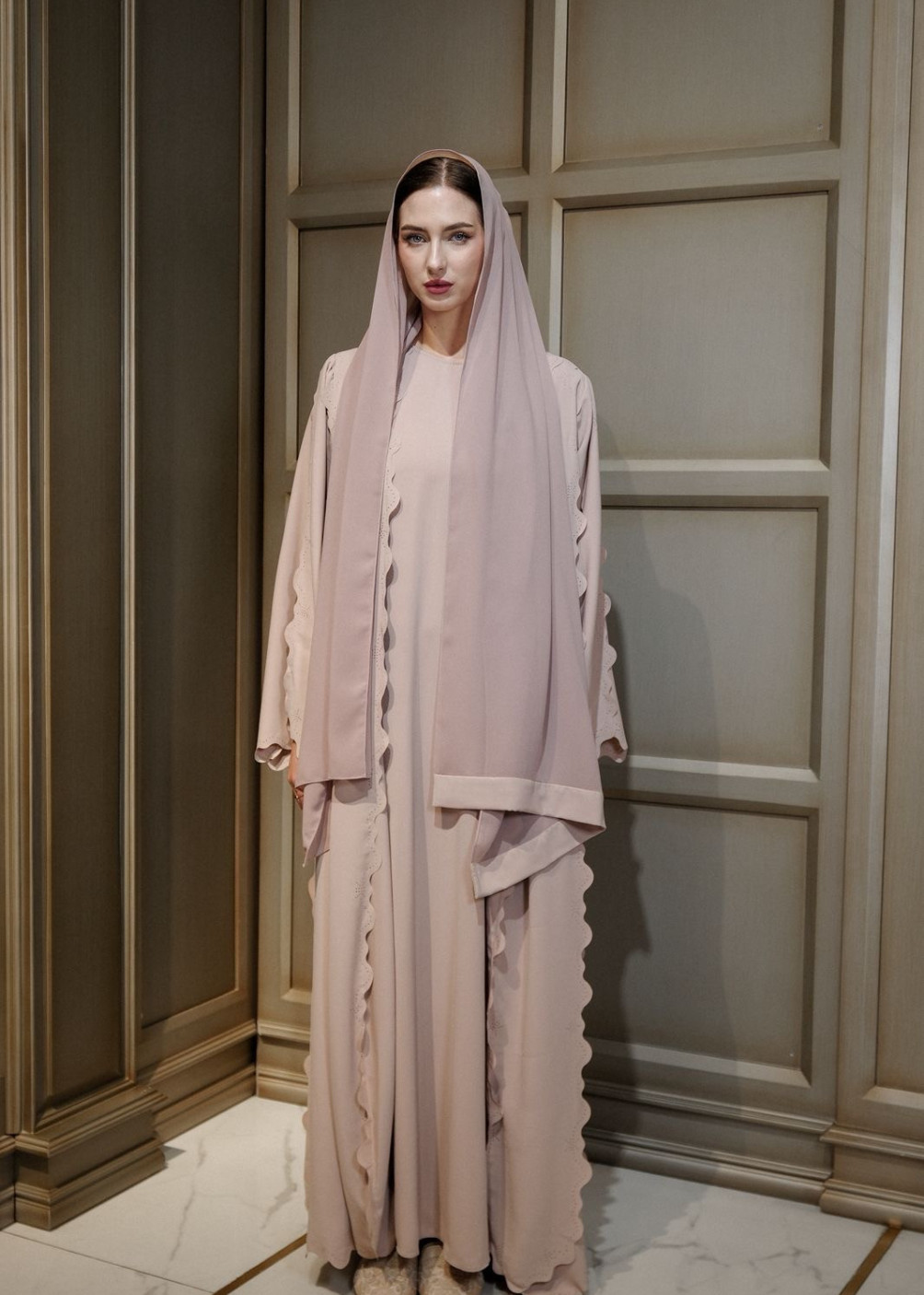 Medina abaya set - pink