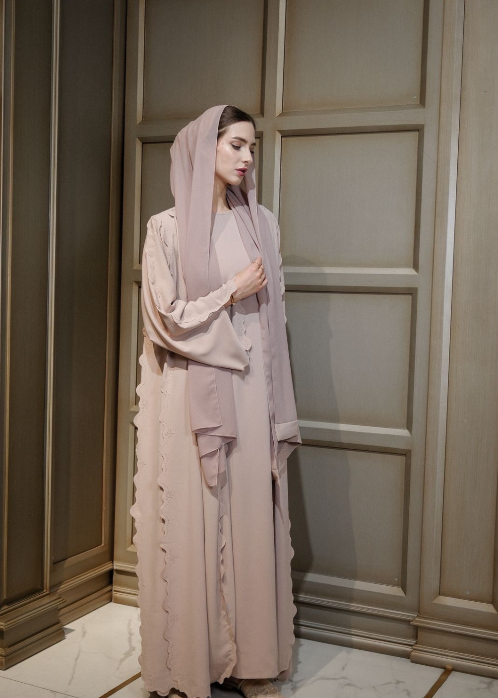 Medina abaya set - pink