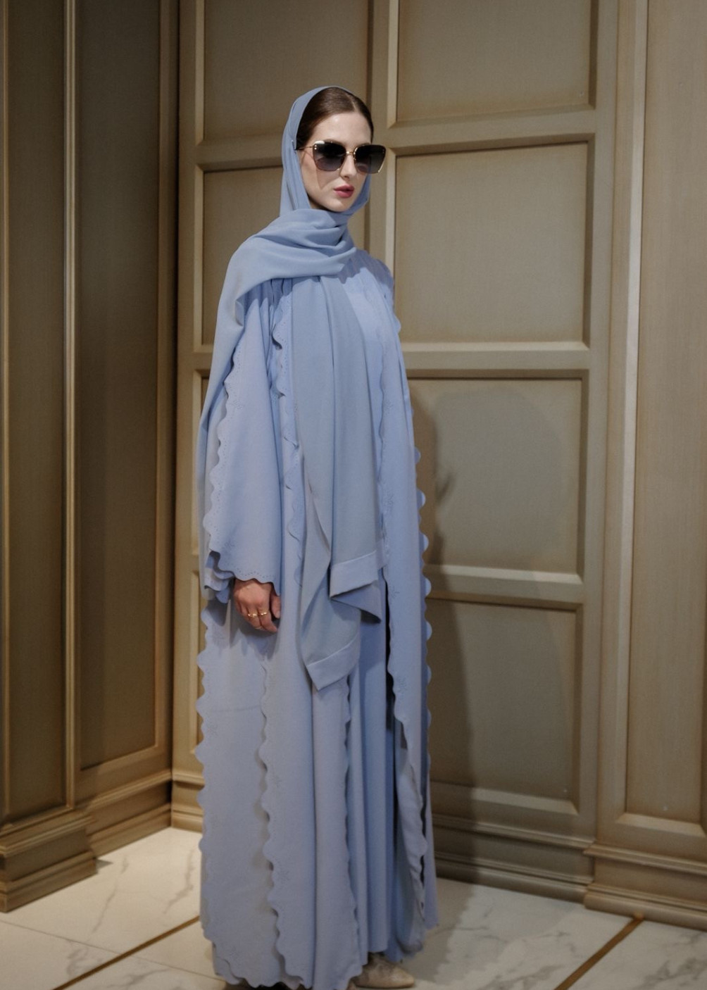 Medina abaya set - blue