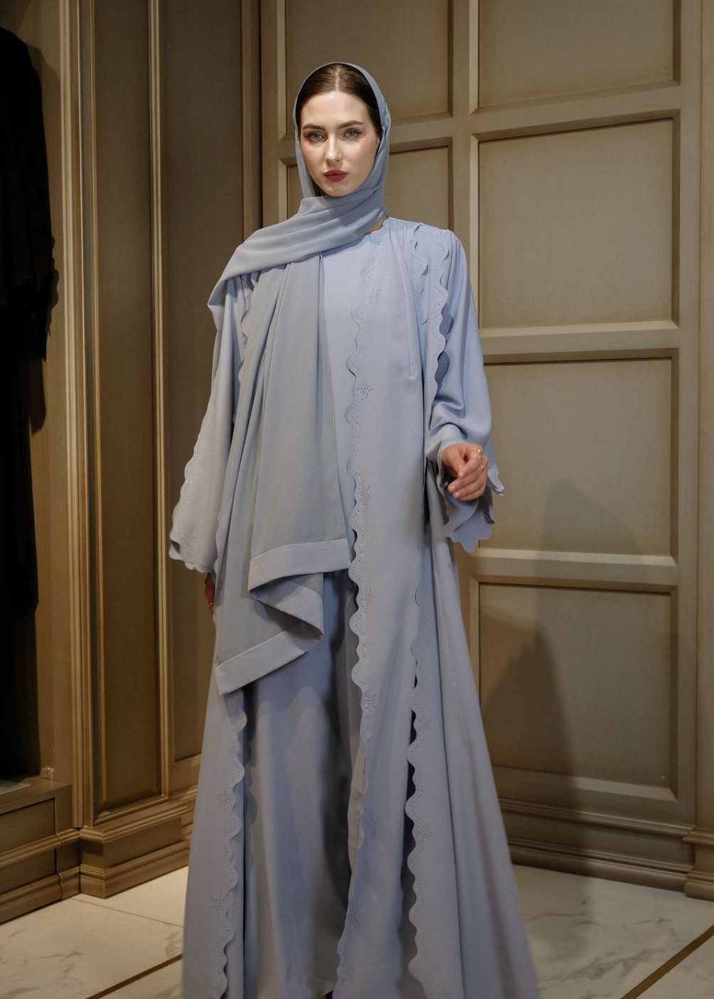 Medina abaya set - blue
