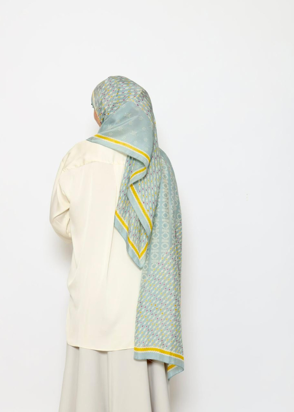 Smaranaa SIlk Pashmina - Aqua