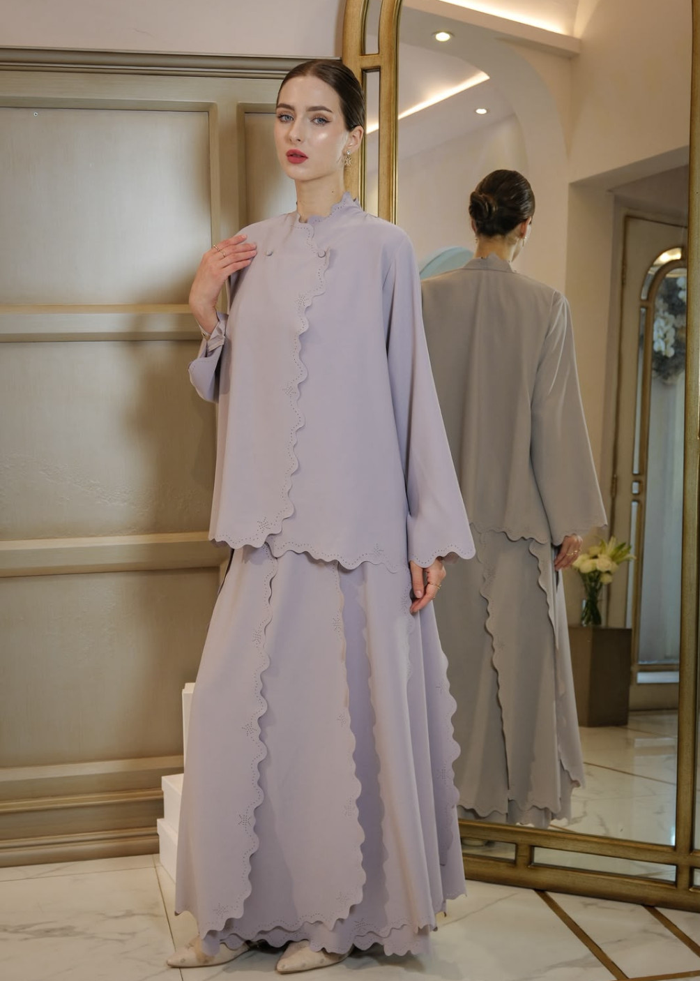 Zenina top - purple ice