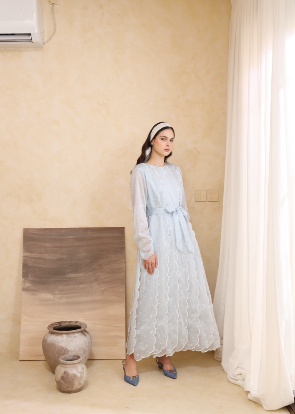Luella dress - Sky Blue