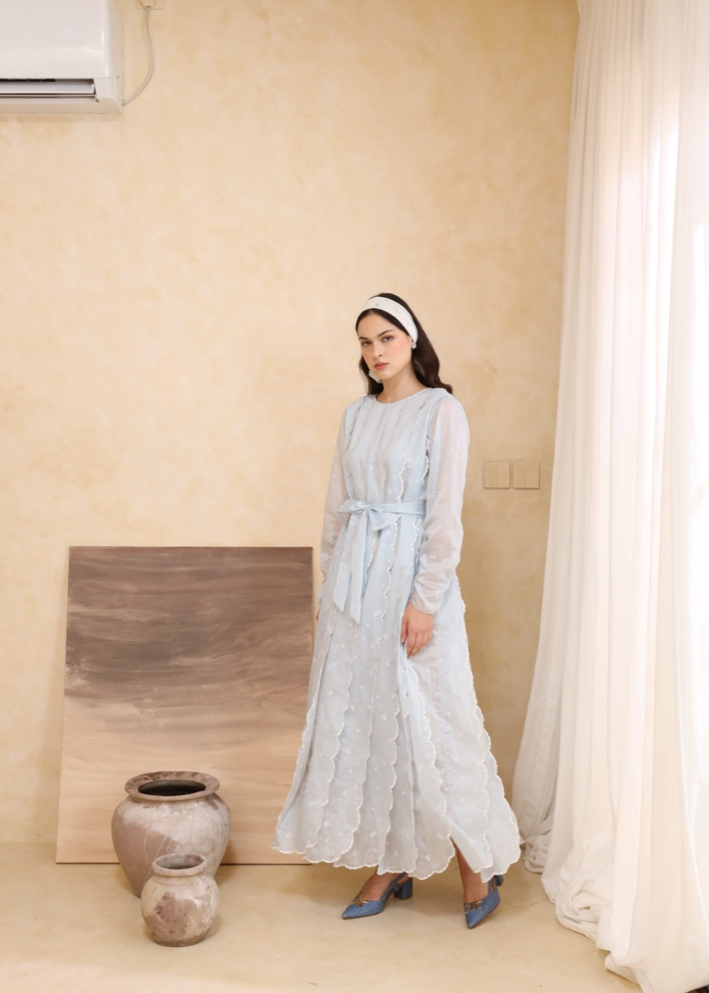 Luella dress - Sky Blue
