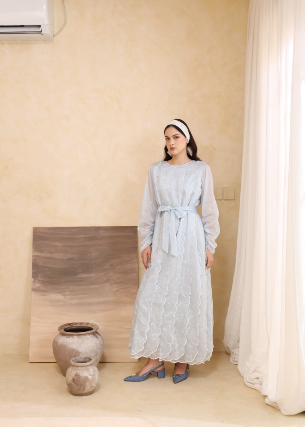 Luella dress - Sky Blue