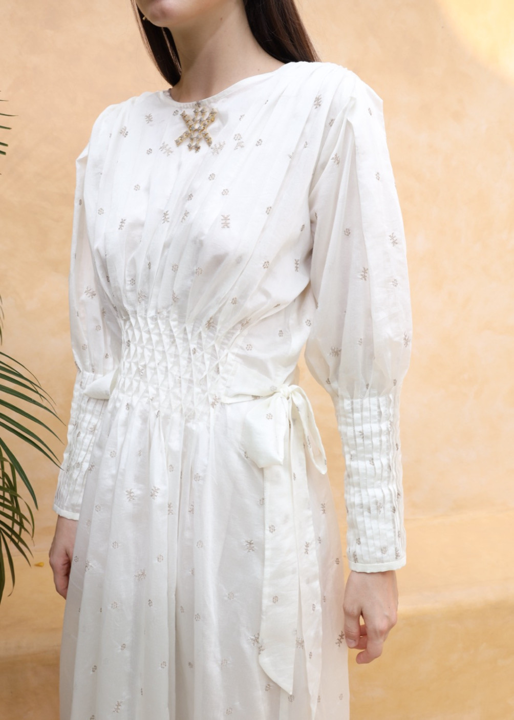 Estella dress - White cloud