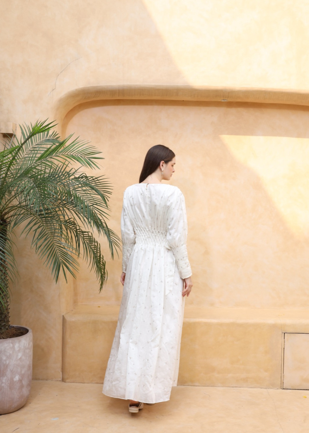 Estella dress - White cloud