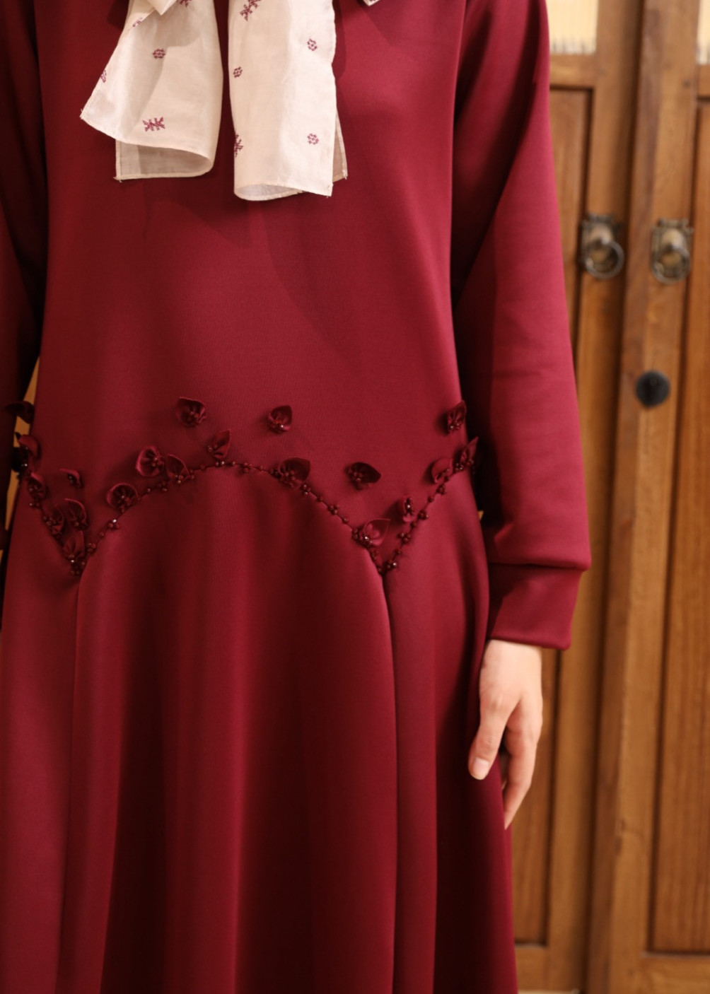 Belma dress - Maroon