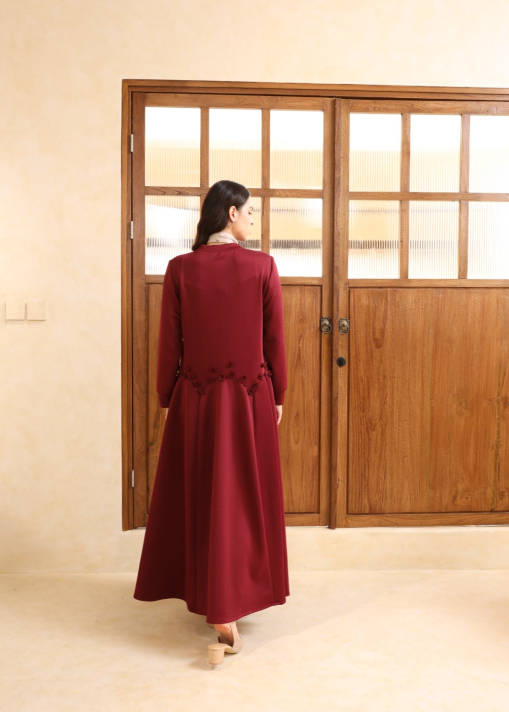 Belma dress - Maroon