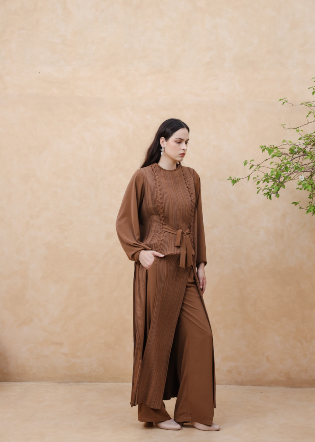 Zeva tunic set - Brown
