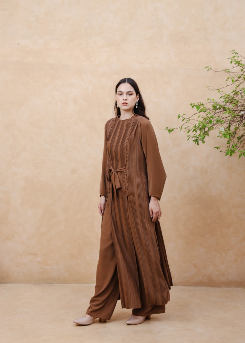 Zeva tunic set - Brown