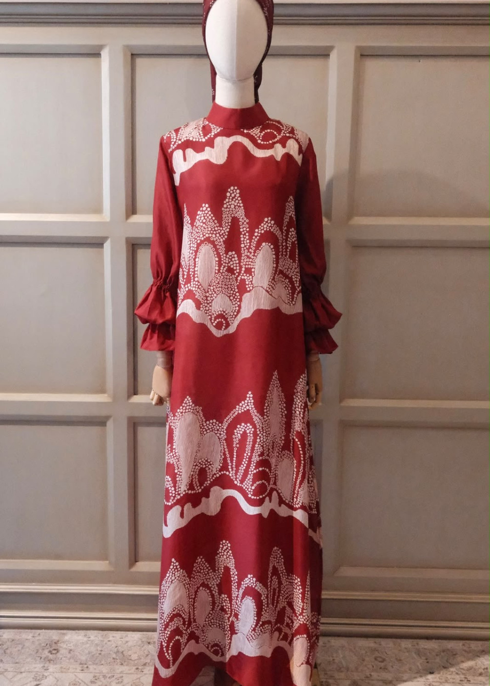 Anne long tunic - maroon
