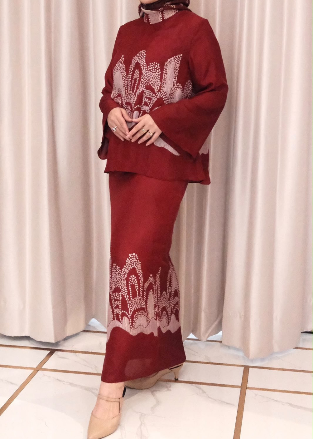 Asira set - maroon